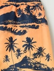 Wavetribe Island Swim Short, Orange product photo View 03 S