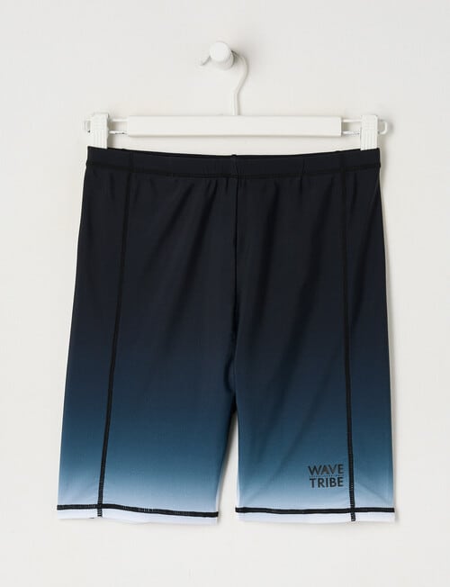 Wavetribe Ombre Rash Short, Charcoal product photo