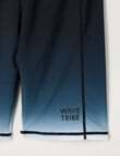 Wavetribe Ombre Rash Short, Charcoal product photo View 02 S