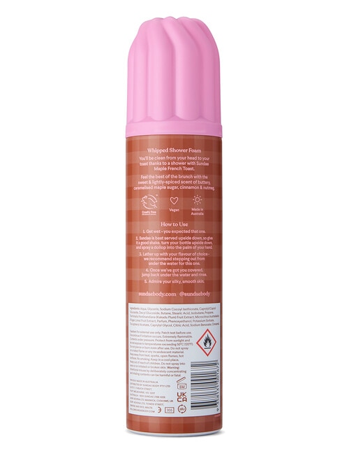 Sundae Whipped Shower Foam, Maple French Toast product photo View 29 L
