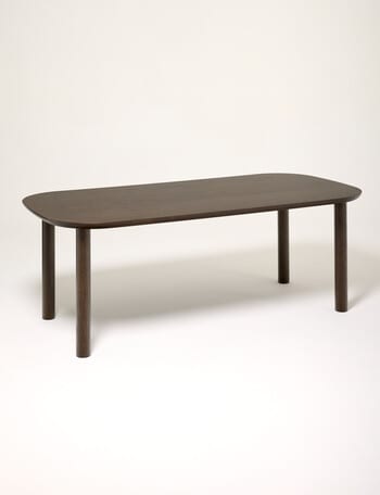 LUCA Furniture Geneva Dining Table 2.1m, Espresso product photo