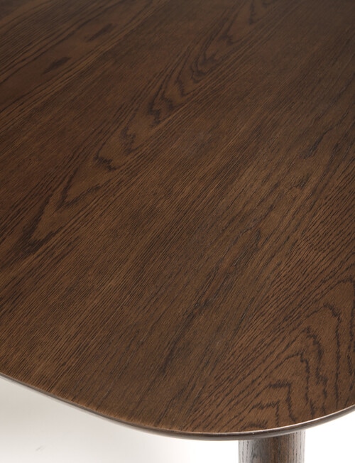 LUCA Furniture Geneva Dining Table 2.1m, Espresso product photo View 04 L
