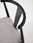 LUCA Furniture Cove Dining Chair, Silver & Black product photo View 05 S