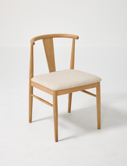 LUCA Furniture Cove Dining Chair, Sand & Natural product photo