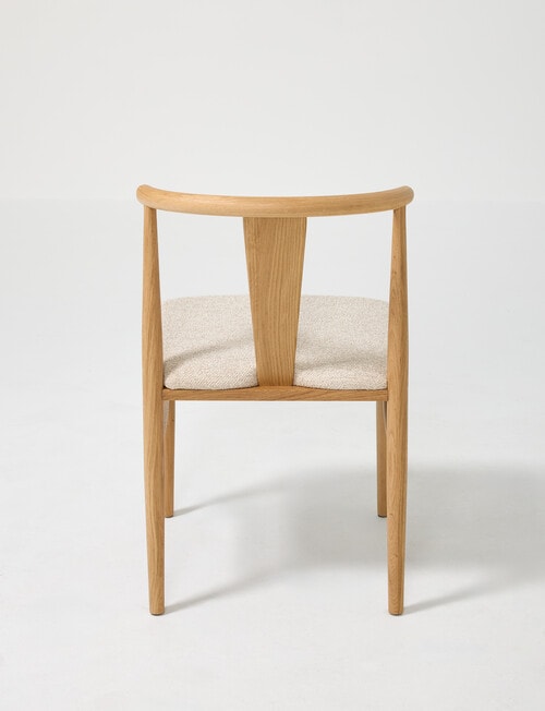 LUCA Furniture Cove Dining Chair, Sand & Natural product photo View 03 L