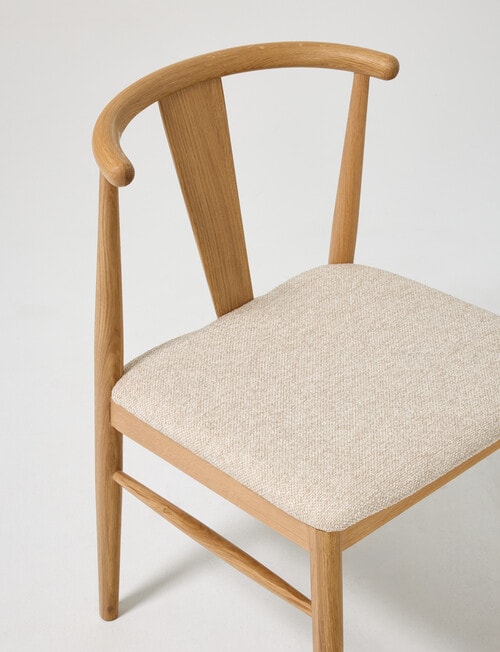 LUCA Furniture Cove Dining Chair, Sand & Natural product photo View 04 L