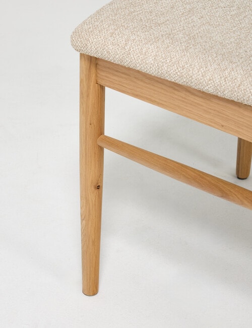 LUCA Furniture Cove Dining Chair, Sand & Natural product photo View 06 L