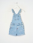 Mac & Ellie Embroidered Fruit Shortall, Washed Blue product photo
