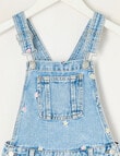 Mac & Ellie Embroidered Fruit Shortall, Washed Blue product photo View 03 S