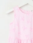 Mac & Ellie Bows Linen Blend Tank, Baby Pink product photo View 02 S