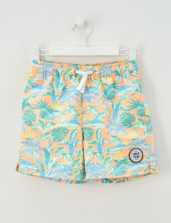 Wavetribe Swim Short, Dark Peach product photo