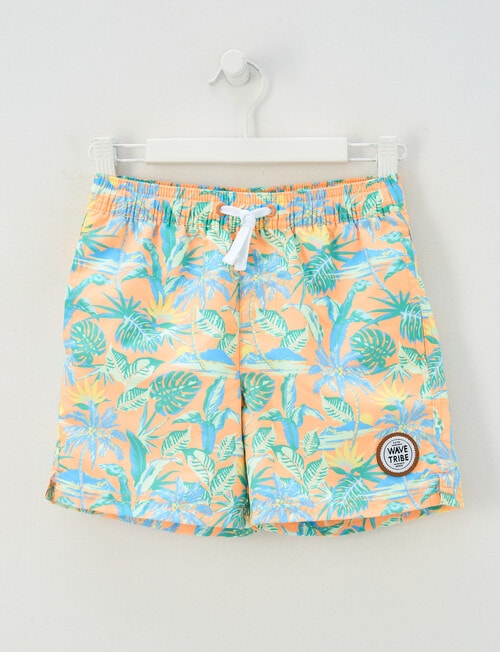 Wavetribe Swim Short, Dark Peach product photo