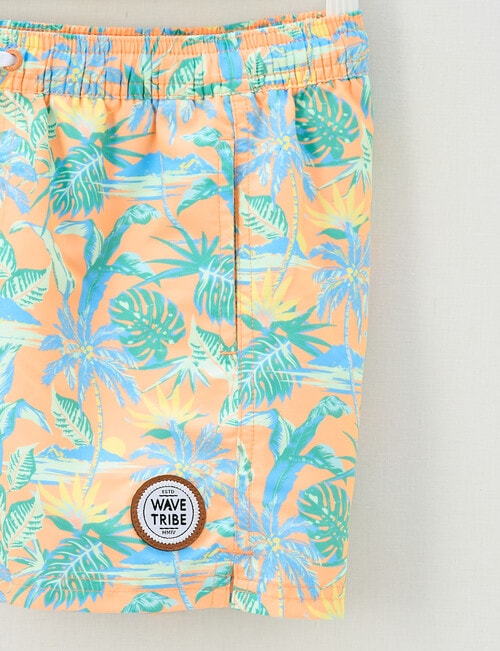 Wavetribe Swim Short, Dark Peach product photo View 02 L