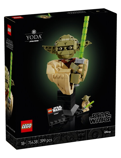Lego Star Wars Yoda Bust, 75438 product photo View 02 L