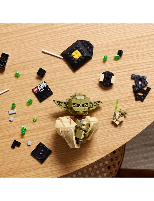 Lego Star Wars Yoda Bust, 75438 product photo View 04 L