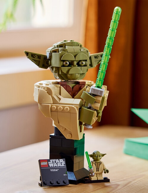 Lego Star Wars Yoda Bust, 75438 product photo View 06 L