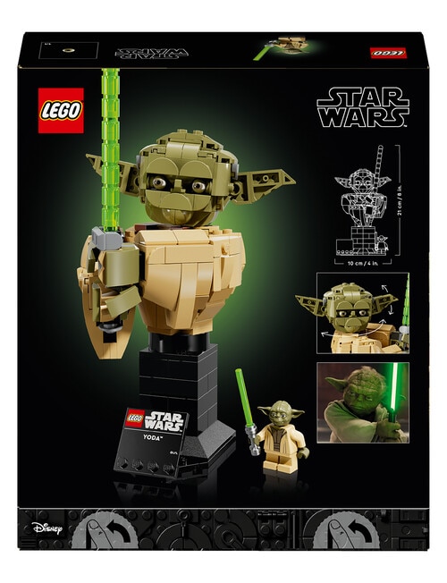 Lego Star Wars Yoda Bust, 75438 product photo View 07 L