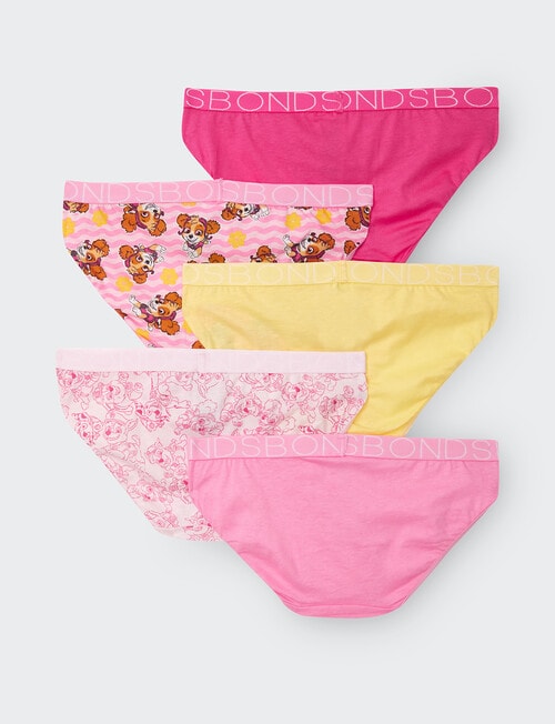 Licensed Paw Patrol Girls Bikini Brief, 5-Pack, Skyes the Limit product photo View 02 L