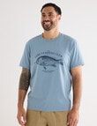 Line 7 Short Sleeve FC Tee Charter, Light Blue product photo