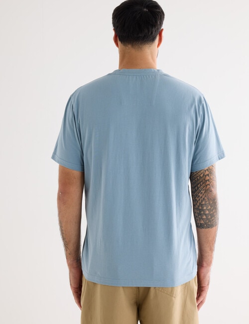 Line 7 Short Sleeve FC Tee Charter, Light Blue product photo View 02 L
