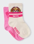 Licensed Paw Patrol Crew Sock, 2-Pack, Skye's The Limit product photo