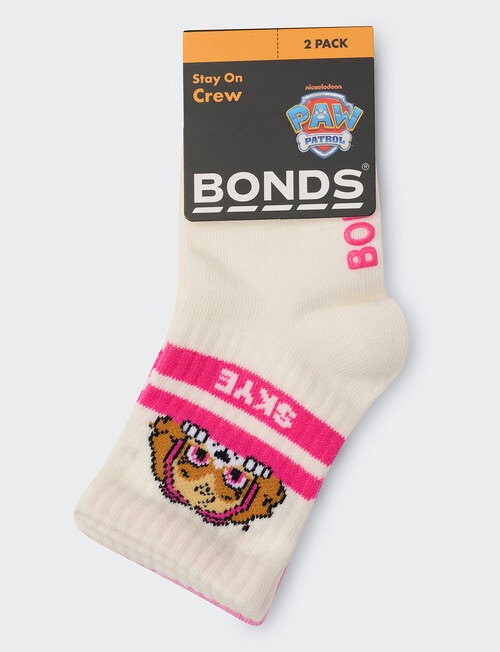 Licensed Paw Patrol Crew Sock, 2-Pack, Skye's The Limit product photo View 02 L