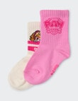 Licensed Paw Patrol Crew Sock, 2-Pack, Skye's The Limit product photo View 03 S