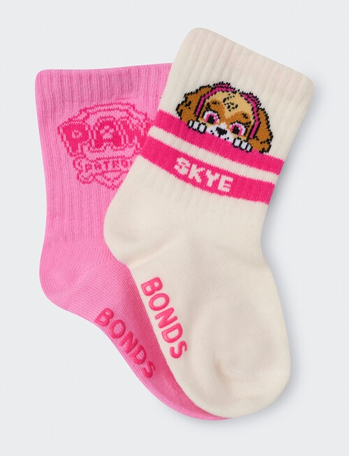 Licensed Paw Patrol Crew Sock, 2-Pack, Skye's The Limit product photo View 04 L