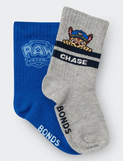 Licensed Paw Patrol Crew Sock, 2-Pack, Chase Is On The Case product photo