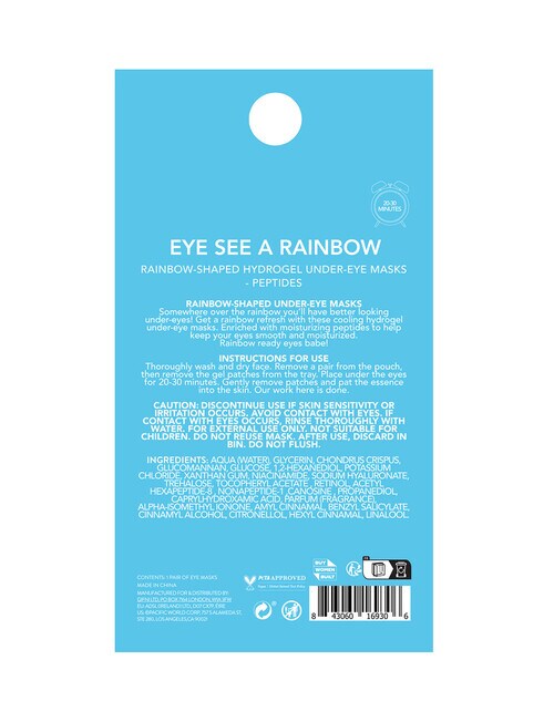Holler and Glow See A Rainbow Eye Mask product photo View 02 L