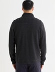 Line 7 Farrel Fleece Full Zip Sweatshirt, Charcoal product photo View 02 S