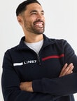 Line 7 Jules Fleece 1/4 Zip Sweatshirt,Navy product photo
