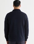 Line 7 Jules Fleece 1/4 Zip Sweatshirt,Navy product photo View 02 S