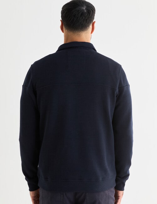 Line 7 Jules Fleece 1/4 Zip Sweatshirt,Navy product photo View 02 L