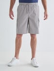 Chisel Elastic waist Cargo Short, Light Grey product photo