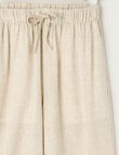 Switch Isla Tie Waist Linen Blend Pant, Natural product photo View 02 S