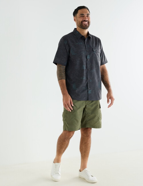 Line 7 On Shore FC Short, Khaki product photo View 03 L