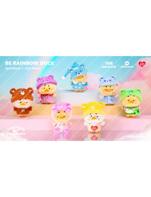 UPSETDUCK Carebears Rainbow Duck Plush Blind Box, Assorted product photo View 04 L