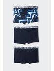 Bonds Everyday Trunk, 3-Pack, Marble Wave, Nu Black & Blair Blue product photo View 02 S