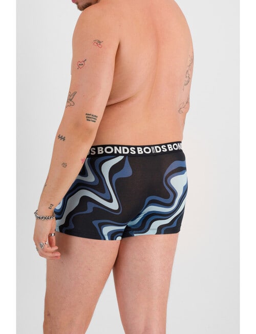 Bonds Everyday Trunk, 3-Pack, Marble Wave, Nu Black & Blair Blue product photo View 04 L