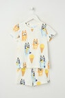 Licensed Licensed Bluey Ice Cream PJ Set, Mango, 2-8 product photo