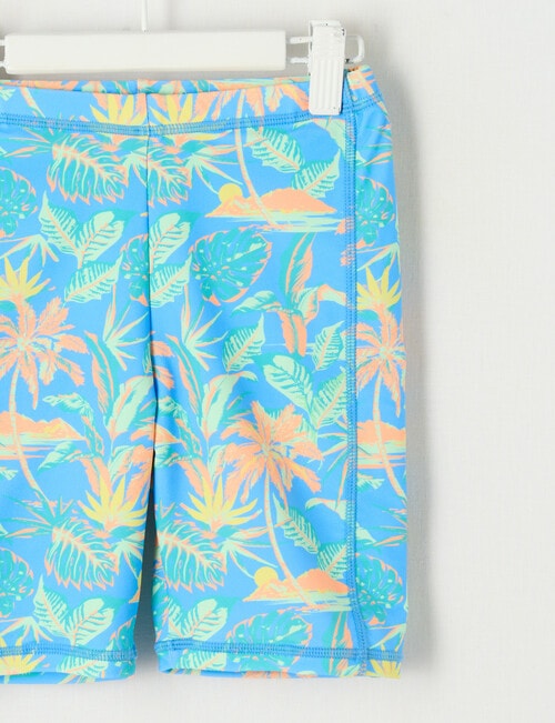 Wavetribe All Over Print Rash Short, Blue product photo View 02 L