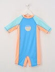 Wavetribe Colour Block Rashsuit, Blue product photo
