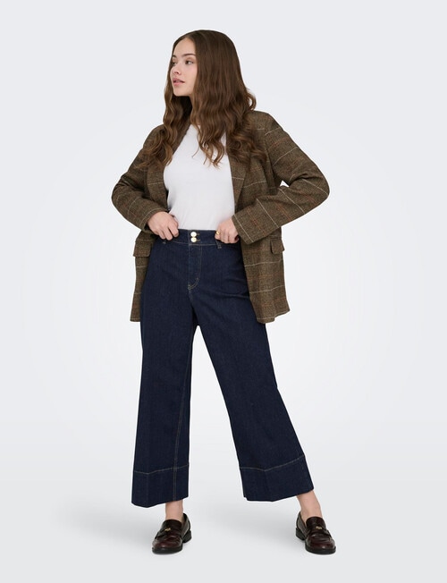 ONLY Madison Crop Denim Jean, Dark Blue product photo View 03 L