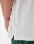 Gasoline King Size Oversized Fit Tee, White product photo View 05 S