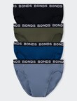 Bonds Hipster Brief, 4-Pack, Nu Black, Six Iron, Moonlit Sky & Storm Grey product photo