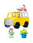 Fisher Price Little People Disney & Pixar Toy Story, Pizza Planet Truck & Buzz Lightyear product photo View 02 S