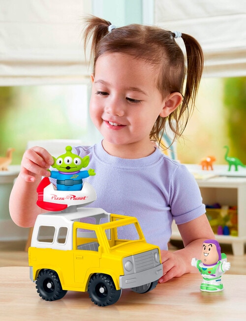 Fisher Price Little People Disney & Pixar Toy Story, Pizza Planet Truck & Buzz Lightyear product photo View 03 L
