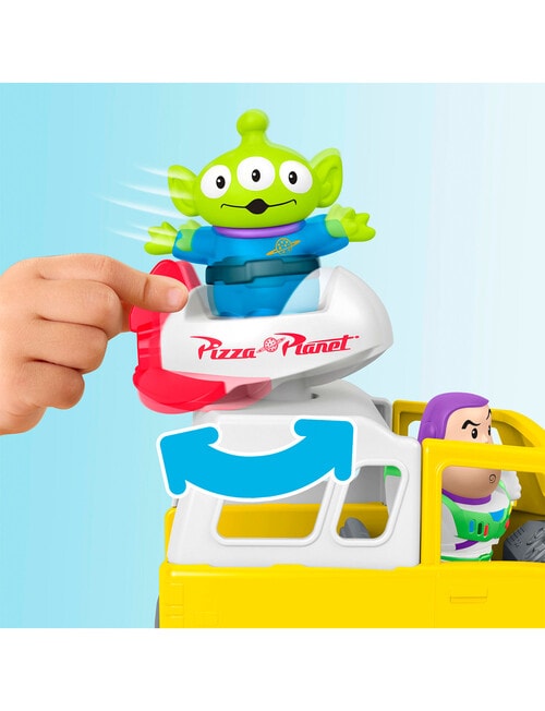 Fisher Price Little People Disney & Pixar Toy Story, Pizza Planet Truck & Buzz Lightyear product photo View 04 L