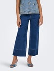 ONLY Madison Crop Denim Jean, Medium Blue product photo